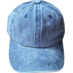 THEREABOUTS BOYS (OR GIRLS) ADJUSTABLE BLUE BALL CAP ONE SIZE FITS MOST